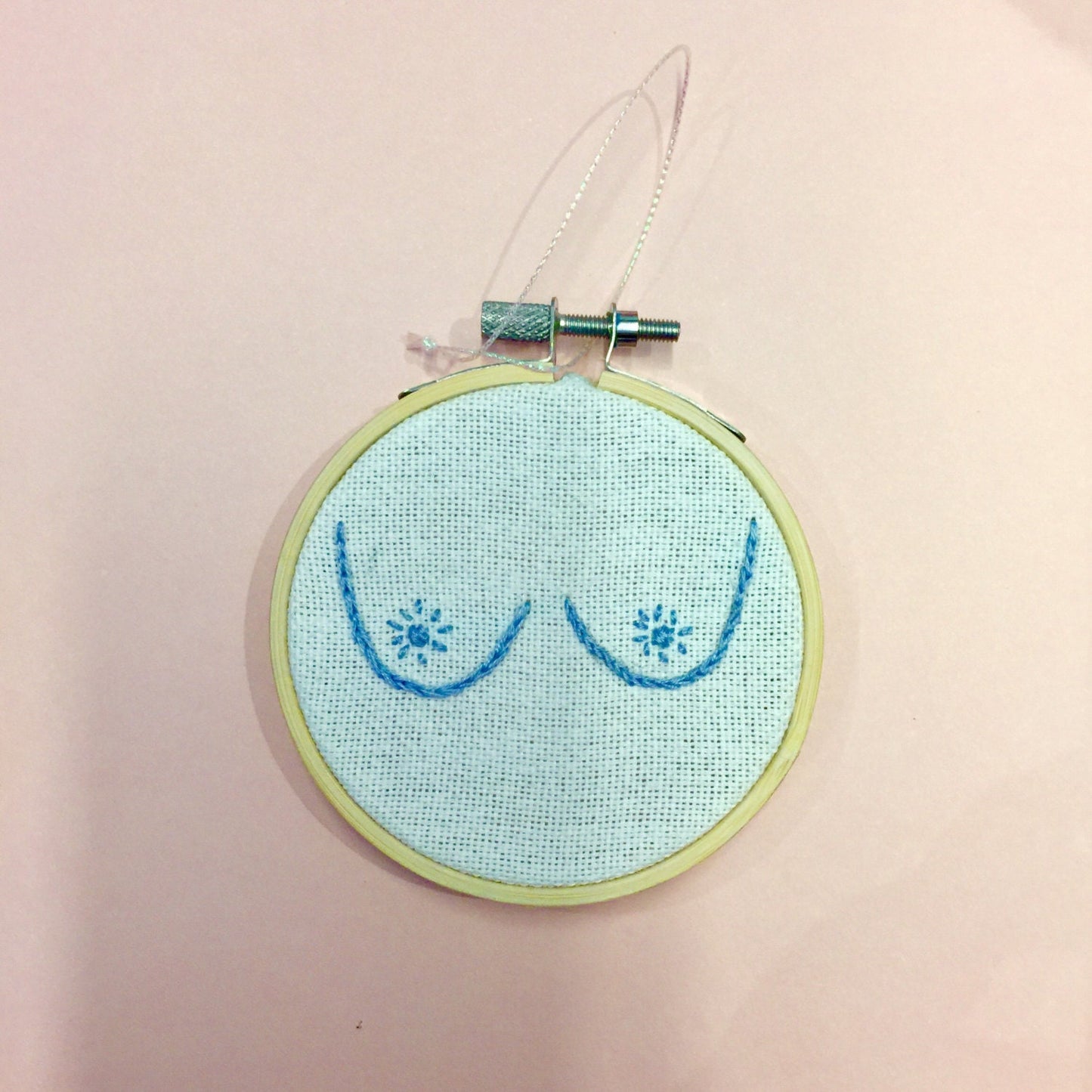 Boobie Embroidered Ornament