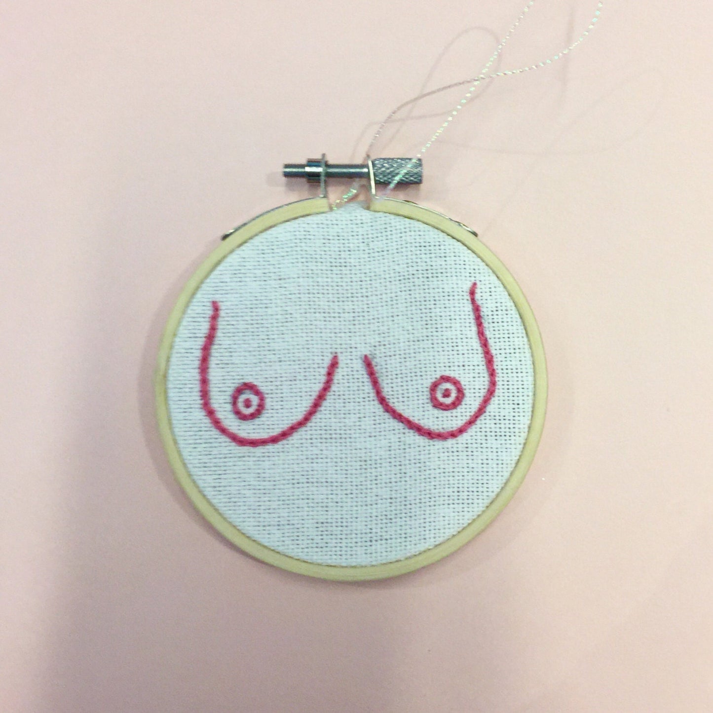 Boobie Embroidered Ornament