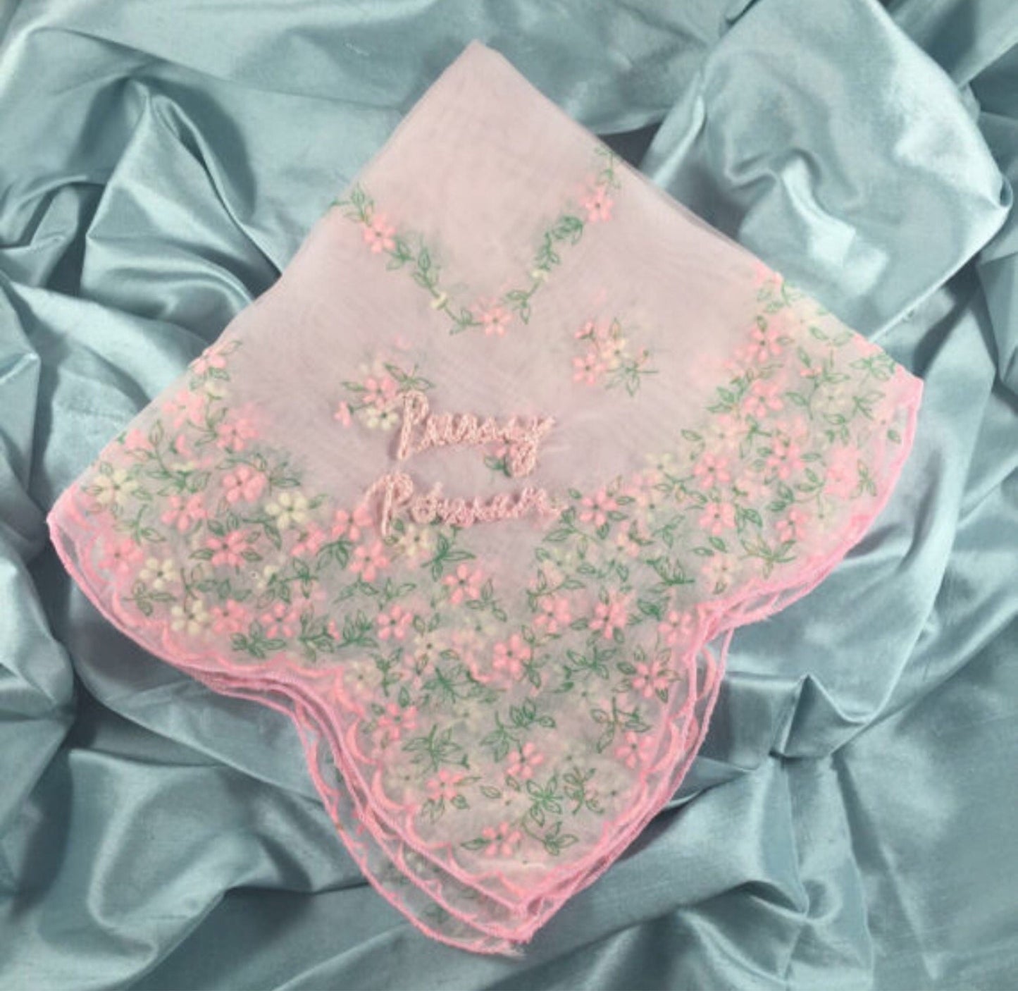 Custom Embroidered Handkerchief