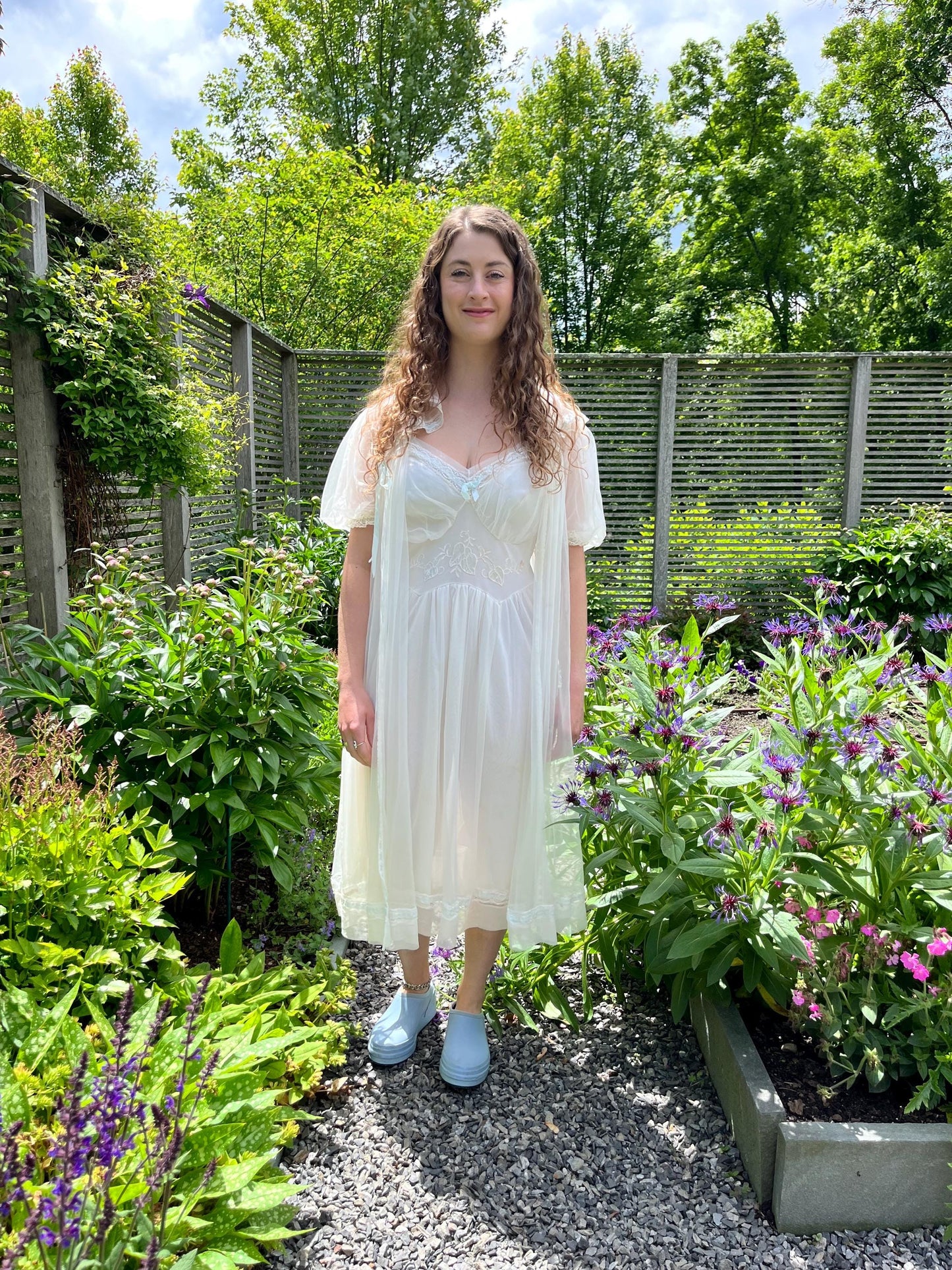 1950s Styled by Carillon Bridal Nightie Set