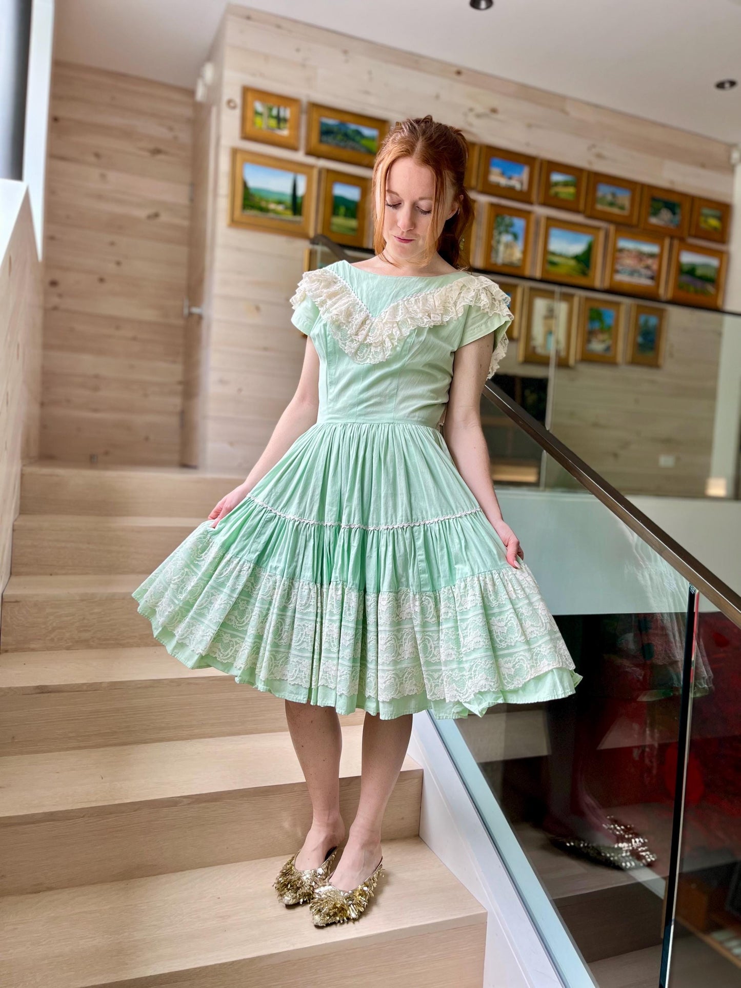 Fun 60s Western Dress